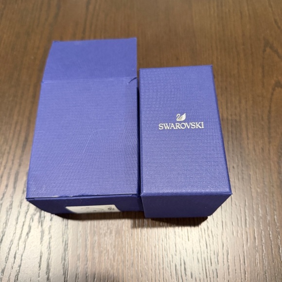 NEW Swarovski Lifelong Bow Bangle White Mixed Metal Finish - Picture 12 of 12